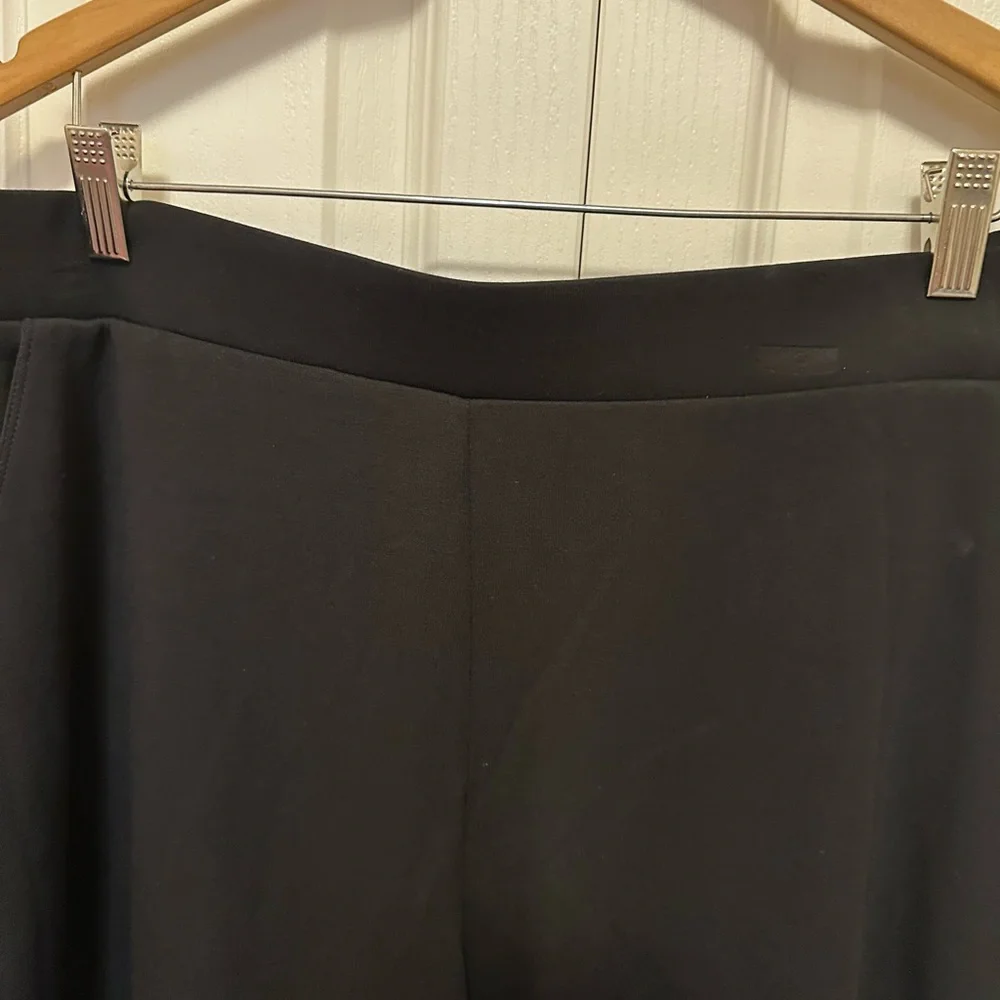 Cable & Gauge Black Wide Leg Pants - Picture 2 of 4